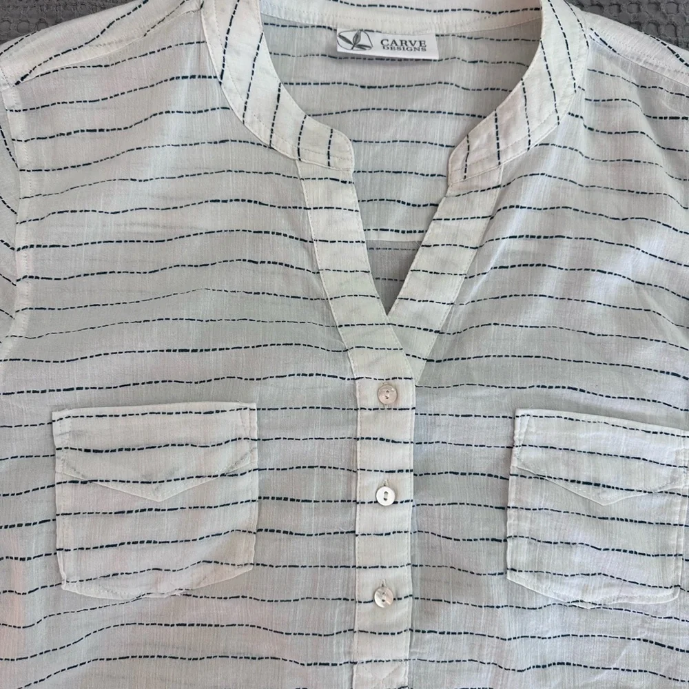 NWT Carve Designs Dylan Guaze Shirt organic cotton - Picture 3 of 8